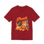 Punch The Monkey Meme T-Shirt Retro Baby Monkey Plush Toy Graphic Tee Funny Vintage Style Animal Humor Shirt UK Streetwear Gift - Image 45