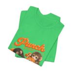 Punch The Monkey Meme Graphic T-Shirt | Baby Monkey Holding Plush Toy Retro Homage - Image 19