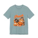 Punch The Monkey Meme Graphic T-Shirt | Baby Monkey Holding Plush Toy Retro Homage - Image 25