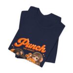 Punch The Monkey Meme T-Shirt Retro Baby Monkey Plush Toy Graphic Tee Funny Vintage Style Animal Humor Shirt UK Streetwear Gift - Image 39