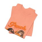Punch The Monkey Meme Graphic T-Shirt | Baby Monkey Holding Plush Toy Retro Homage - Image 15