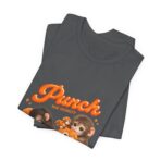 Punch The Monkey Meme T-Shirt Retro Baby Monkey Plush Toy Graphic Tee Funny Vintage Style Animal Humor Shirt UK Streetwear Gift - Image 35