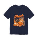 Punch The Monkey Meme Graphic T-Shirt | Baby Monkey Holding Plush Toy Retro Homage - Image 37