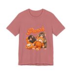 Punch The Monkey Meme Graphic T-Shirt | Baby Monkey Holding Plush Toy Retro Homage - Image 5