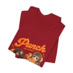 Punch The Monkey Meme Graphic T-Shirt | Baby Monkey Holding Plush Toy Retro Homage - Image 47