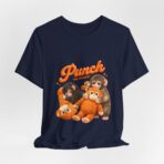 Punch The Monkey Meme T-Shirt Retro Baby Monkey Plush Toy Graphic Tee Funny Vintage Style Animal Humor Shirt UK Streetwear Gift - Image 40