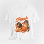 Punch The Monkey Meme T-Shirt Retro Baby Monkey Plush Toy Graphic Tee Funny Vintage Style Animal Humor Shirt UK Streetwear Gift - Image 4
