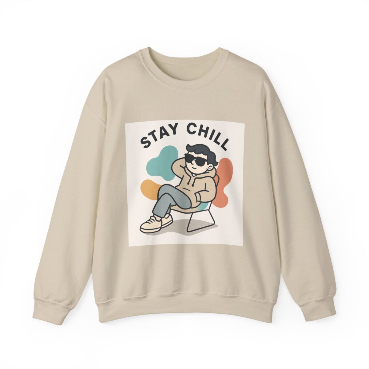 Unisex Heavy Blend Crewneck Sweatshirt | Gildan 18000- Cozy 50/50 Cotton Polyester Fleece Pullover- Classic Casual Sweatshirt Gift - Image 9