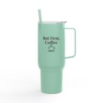 40oz Insulated Tumbler with Lid, Stainless Steel Eco-Friendly Travel Mug, Hot Cold Beverages, Engraved Gift for Birthdays, Holidays - Image 8
