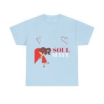 Soul Mate Unisex Heavy Cotton Tee, Graphic T-Shirt for Couples, Valentine's Day Gift, Comfortable Casual Shirt - Image 25