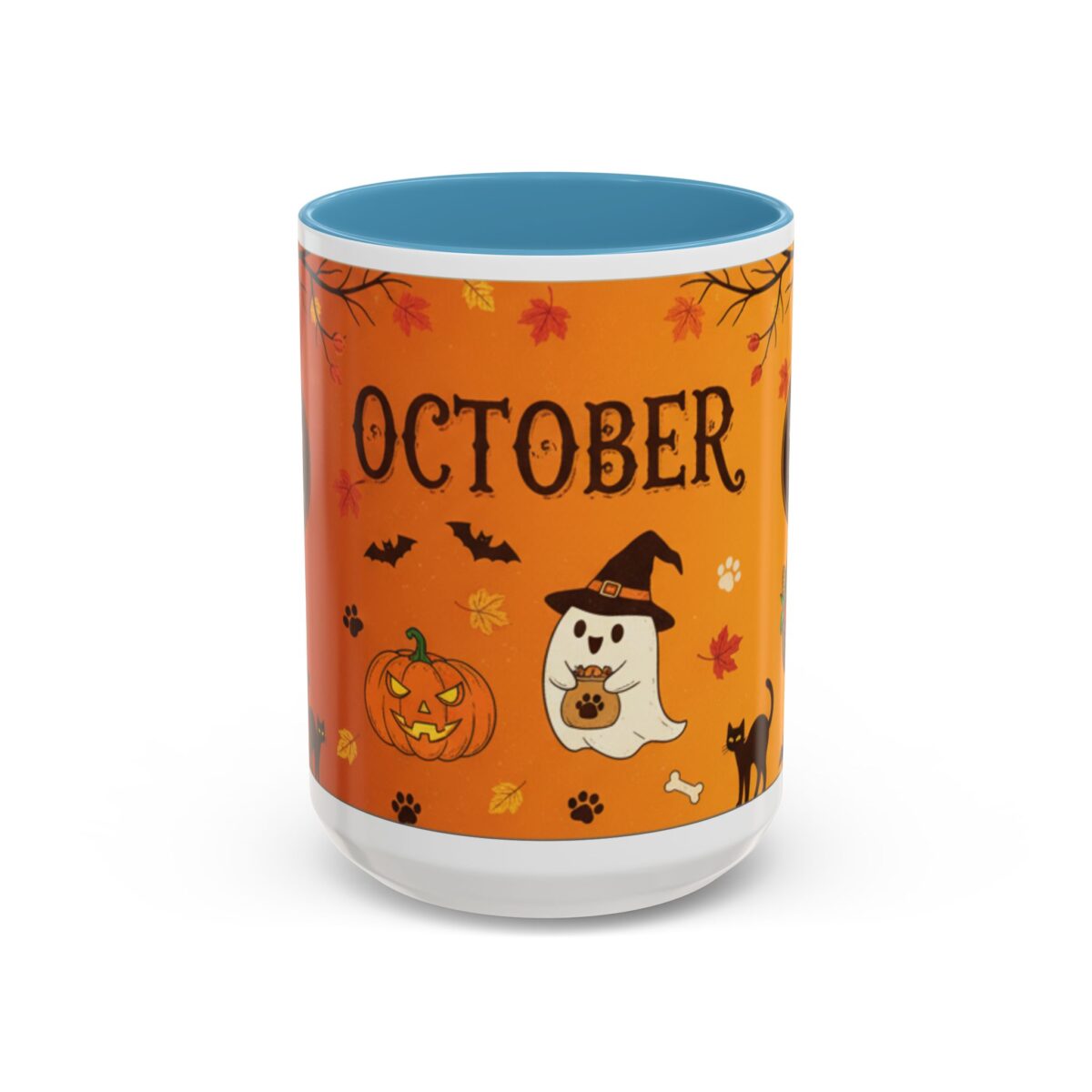 Halloween-Themed Accent Coffee Mug | Perfect for Fall, October Celebrations, Cozy Autumn Mornings, Spooky Season Gifts, Pumpkin Spice Lovers - Image 17