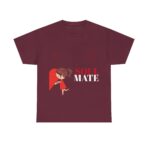 Soul Mate Unisex Heavy Cotton Tee, Graphic T-Shirt for Couples, Valentine's Day Gift, Comfortable Casual Shirt - Image 17