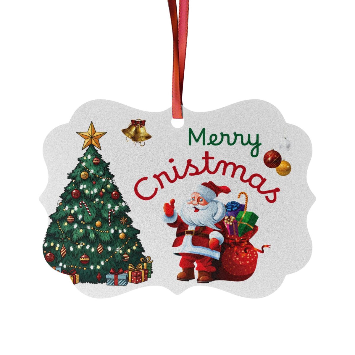 Aluminum Ornaments, Festive Holiday Decor, Christmas Tree Decorations, Set of 5, 10, 20, Keepsake Gifts, Matte Finish Ornaments - Image 4