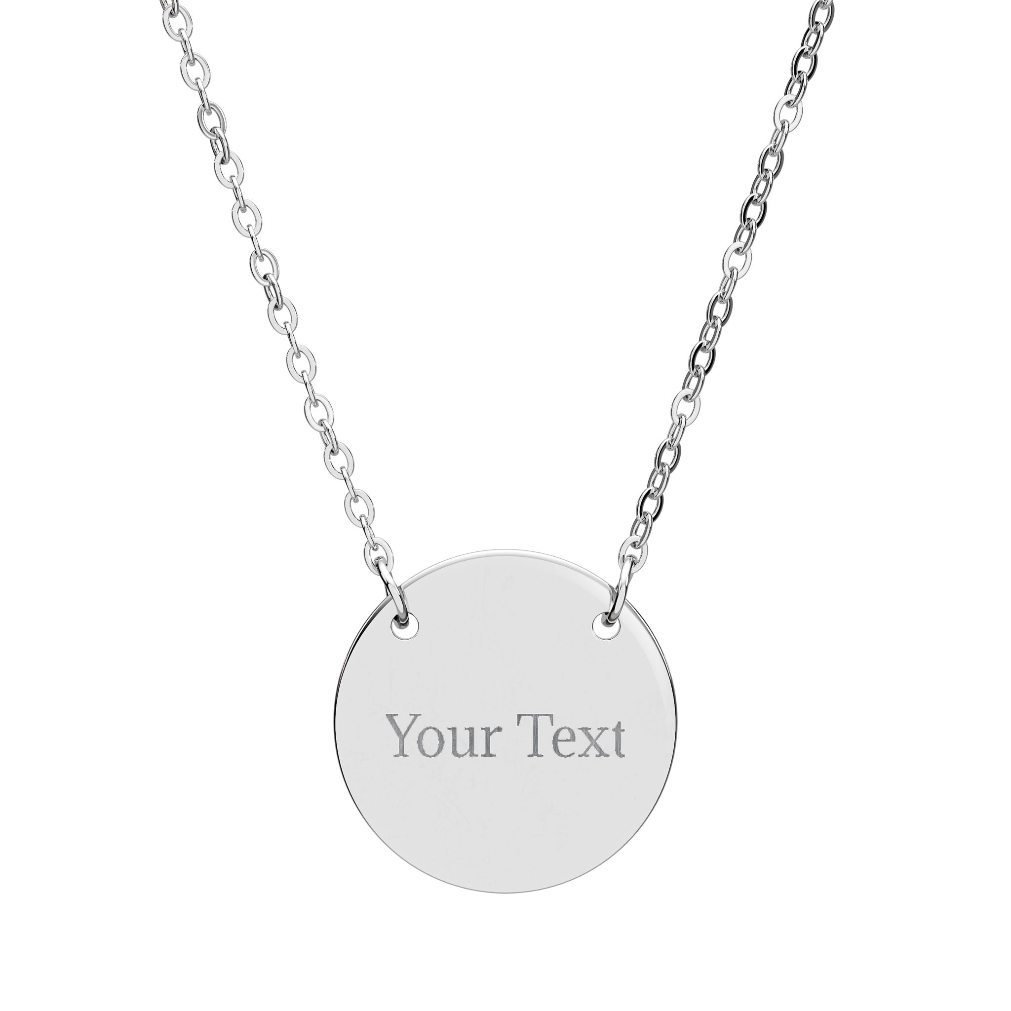 1181008810509952500_2048.jpeg Engraved Circle Necklace - Image 1