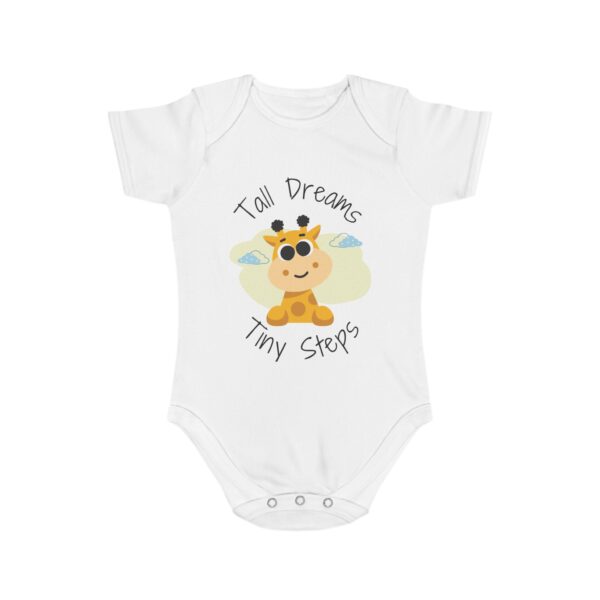 Organic Baby Bodysuit, Cute Infant Romper, Sustainable Cotton Outfit, Baby Shower Gift, Gender Neutral Clothes, Newborn Jumpsuit