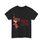 Love Radiance Unisex Heavy Cotton Tee, Playful Affectionate Design, Valentine's Day Anniversary Couples Friends Family Shirt, Casual Wear - Image 7