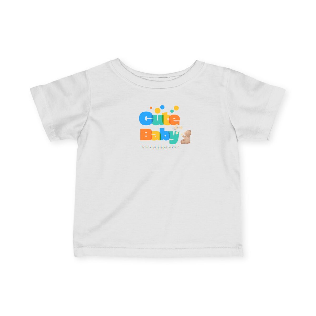 Infant Tee, Soft and Stylish Playdate Shirt for Babies 0-24 Months - Breathable Fabric, Vibrant Design, Perfect Gift for Baby Showers - - Image 1