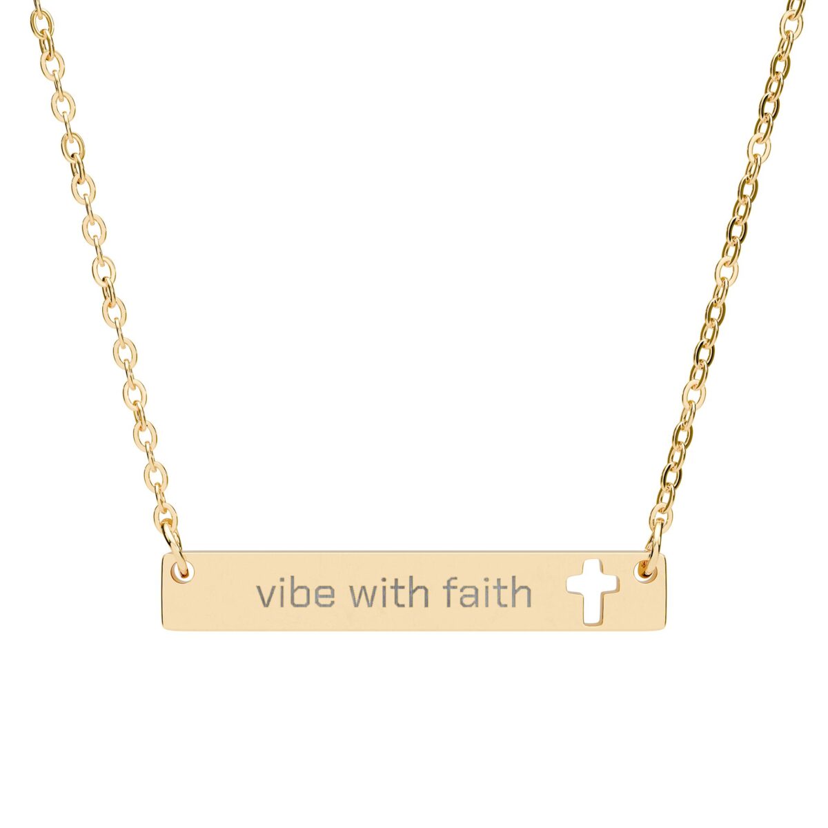 Personalized Engraved Cross Necklace | Faith Jewelry for Women, Christian Gift for Birthday, Baptism, or Religious Occasion - Image 2