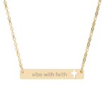 Personalized Engraved Cross Necklace | Faith Jewelry for Women, Christian Gift for Birthday, Baptism, or Religious Occasion - Image 2