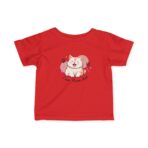Cat Design Infant Tee, Cute Playful Baby T-Shirt for Cat Lovers, Birthday Family Gatherings, Vibrant Printing, Soft Fabric, Summer Wear - Image 19