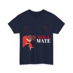 Soul Mate Unisex Heavy Cotton Tee, Graphic T-Shirt for Couples, Valentine's Day Gift, Comfortable Casual Shirt - Image 35