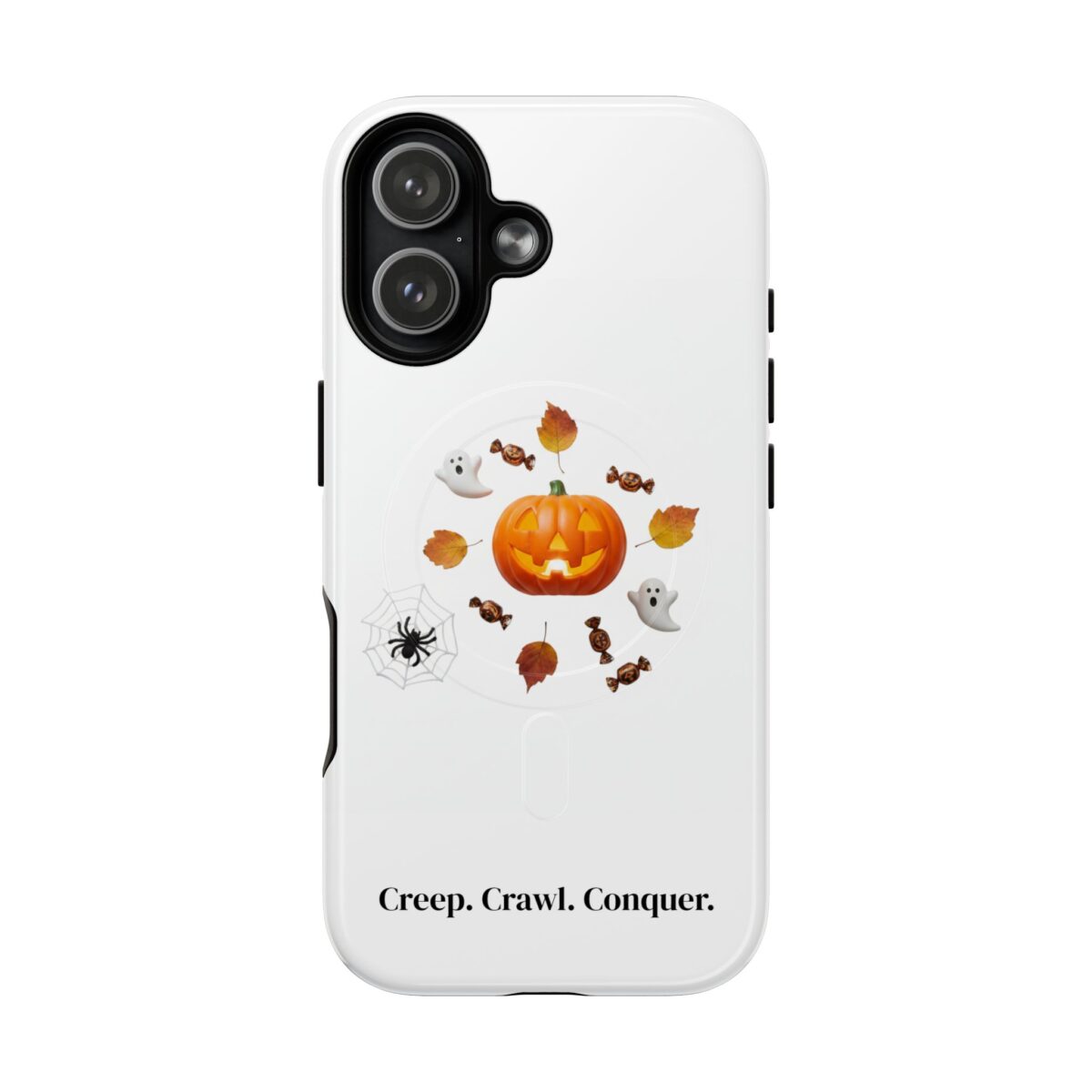 Halloween Magnetic Phone Case| Spooky Creepy Crawlies Phone Cover| Unique Fall Decor Gift| Tough Protective Case for iPhone and Samsung - Image 1