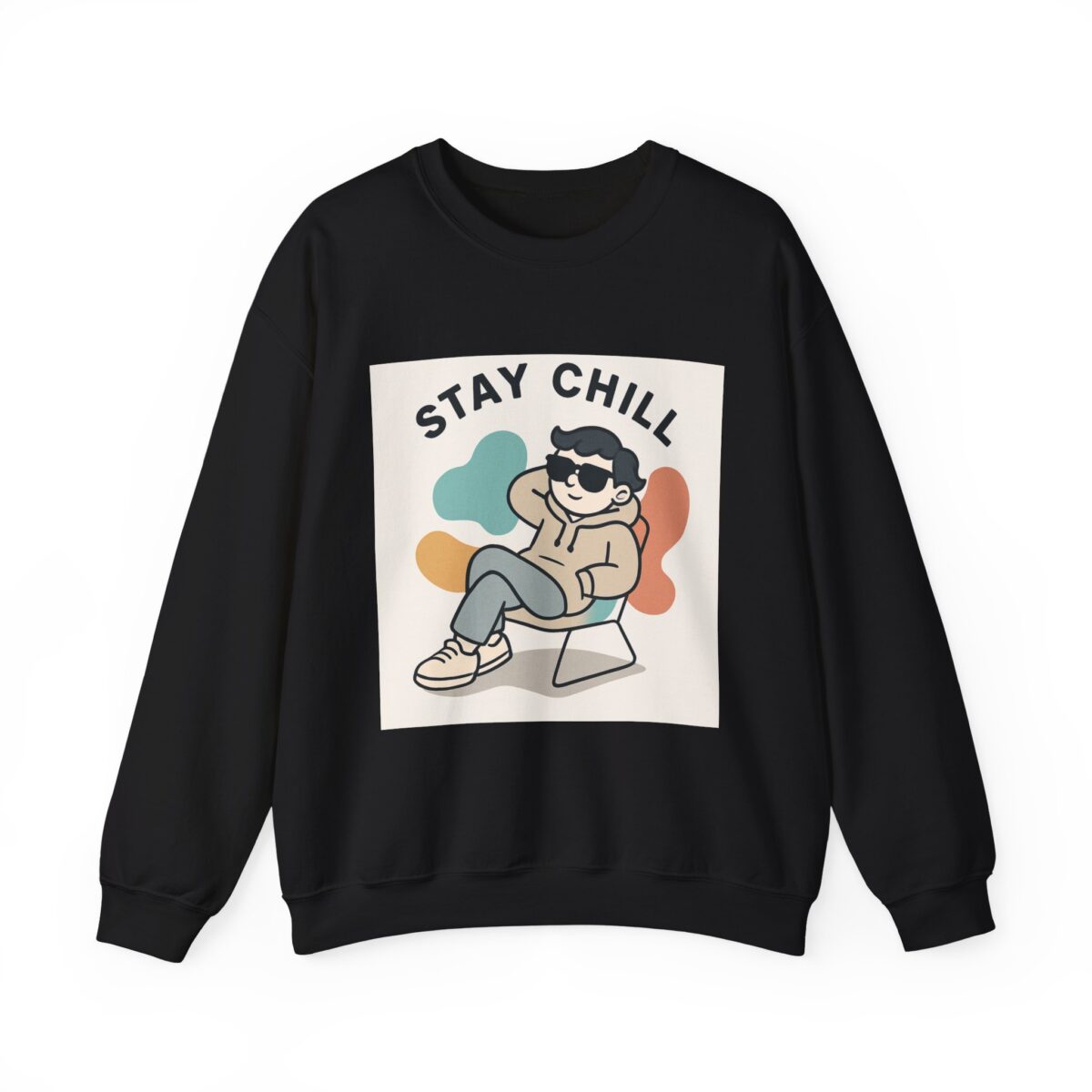 Unisex Heavy Blend Crewneck Sweatshirt | Gildan 18000- Cozy 50/50 Cotton Polyester Fleece Pullover- Classic Casual Sweatshirt Gift - Image 5