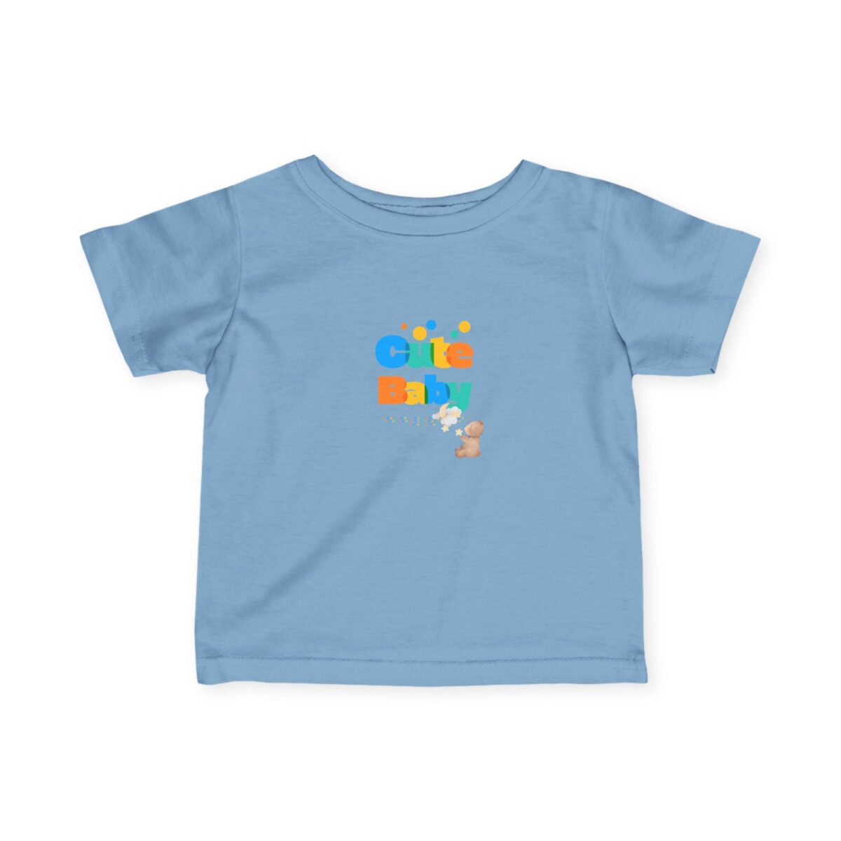 Infant Tee, Soft and Stylish Playdate Shirt for Babies 0-24 Months - Breathable Fabric, Vibrant Design, Perfect Gift for Baby Showers - - Image 7