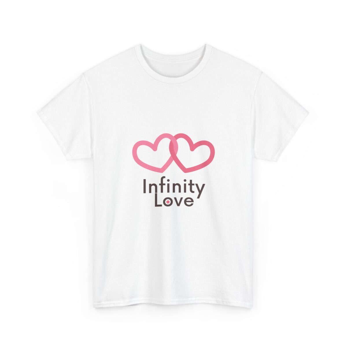 Infinity Hearts Unisex Tee, Love and Warmth Shirt for Couples and Best Friends, Valentine's Day Gift, Casual Outfit Essential, Anniversary - Image 3