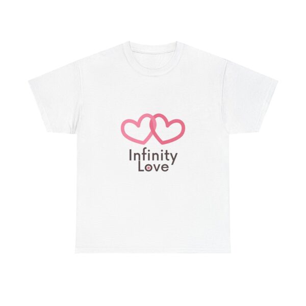 Infinity Hearts Unisex Tee, Love and Warmth Shirt for Couples and Best Friends, Valentine's Day Gift, Casual Outfit Essential, Anniversary