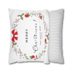 Festive Pillowcase, Holiday Home Decor, Christmas New Year Gift, Square Poly Canvas Pillow Cover, Vibrant Festive Atmosphere - Image 18