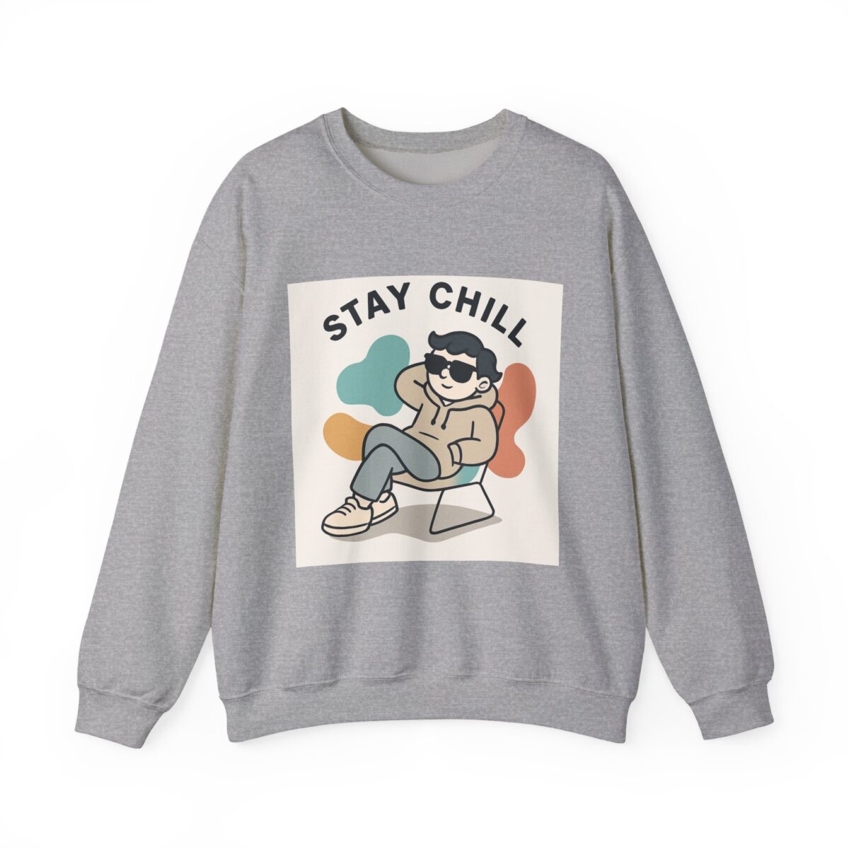 Unisex Heavy Blend Crewneck Sweatshirt | Gildan 18000- Cozy 50/50 Cotton Polyester Fleece Pullover- Classic Casual Sweatshirt Gift - Image 13