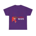 Soul Mate Unisex Heavy Cotton Tee, Graphic T-Shirt for Couples, Valentine's Day Gift, Comfortable Casual Shirt - Image 37