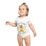 Organic Baby Bodysuit, Cute Infant Romper, Sustainable Cotton Outfit, Baby Shower Gift, Gender Neutral Clothes, Newborn Jumpsuit - Image 3
