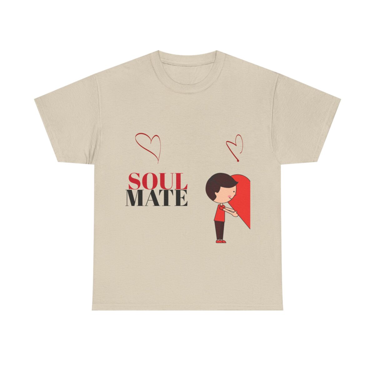 Cozy Unisex Heavy Cotton Tee, Casual Shirt for Adults, Sustainable Cotton Tee, Gift for Birthdays, Valentine's Day, Versatile Tee for - Image 9