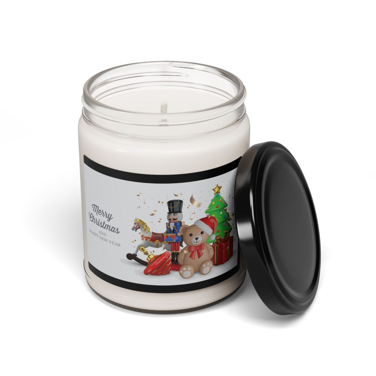 Scented Soy Candle, 9oz - Christmas Warmth and Sea Salt + Orchid - Eco-Friendly Relaxation and Gift, Sustainable Home Decor, Long Lasting, - Image 10