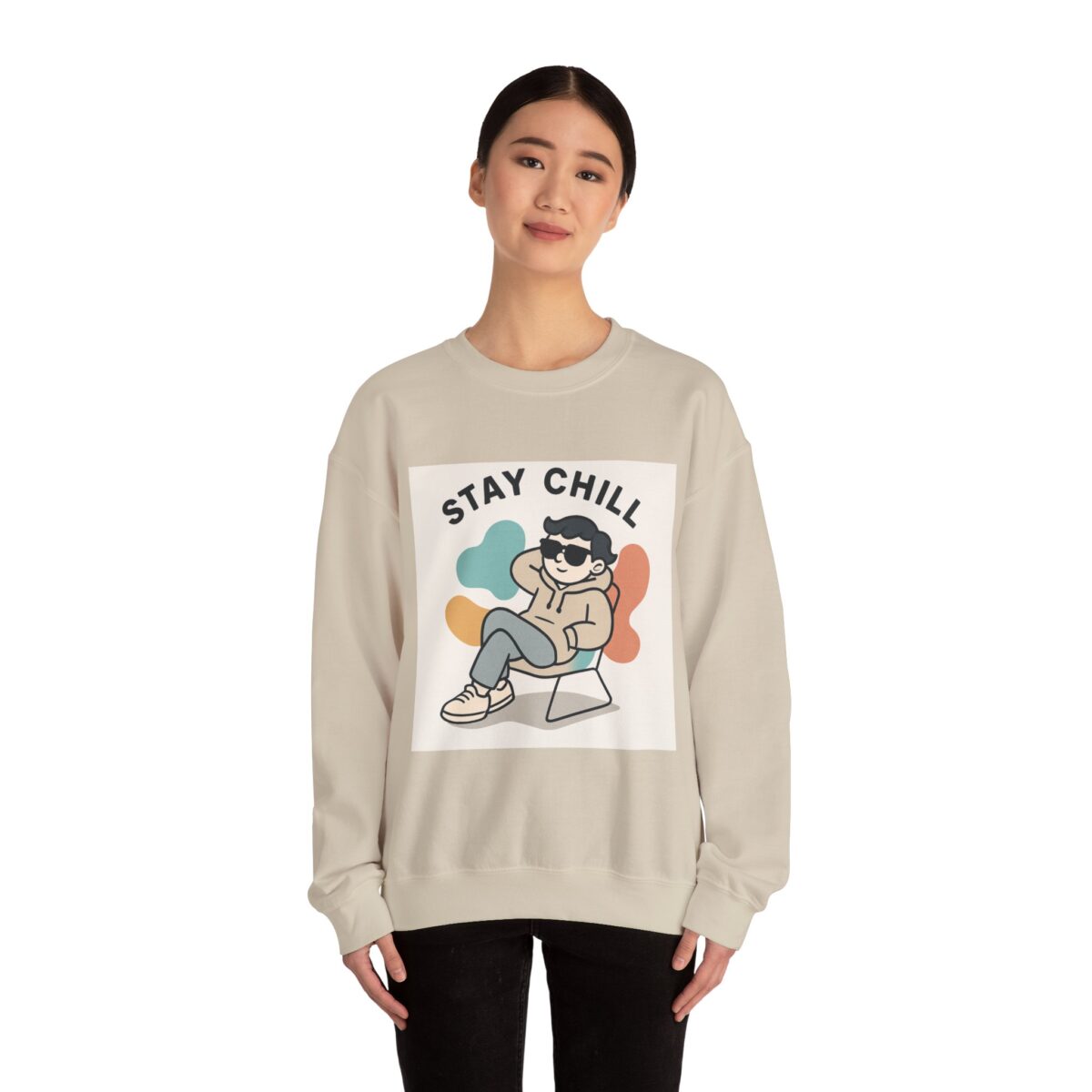 Unisex Heavy Blend Crewneck Sweatshirt | Gildan 18000- Cozy 50/50 Cotton Polyester Fleece Pullover- Classic Casual Sweatshirt Gift - Image 12
