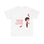 Love Radiance Unisex Cotton Tee, Valentine's Day Gift, Anniversary Shirt, Casual Top, Cozy Apparel