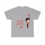 Love Radiance Unisex Cotton Tee, Valentine's Day Gift, Anniversary Shirt, Casual Top, Cozy Apparel - Image 17