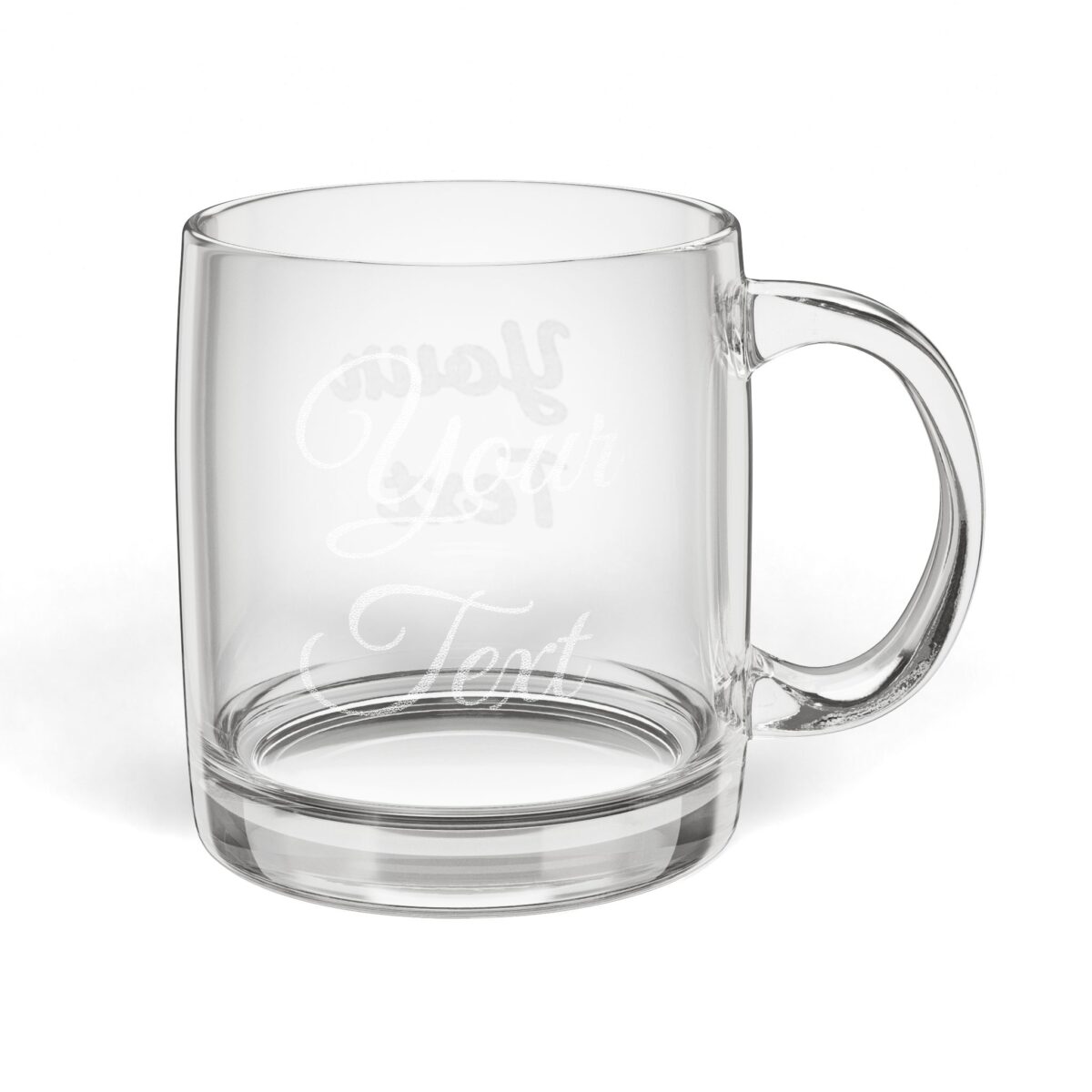 Engraved Glass Coffee Mug, 12 25oz - Modern Aesthetic Tea Cup for Coffee Lovers, Stylish Drinking Experience - Dishwasher & Microwave Safe, - Image 4