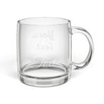 Engraved Glass Coffee Mug, 12 25oz - Modern Aesthetic Tea Cup for Coffee Lovers, Stylish Drinking Experience - Dishwasher & Microwave Safe, - Image 4