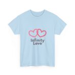 Infinity Hearts Unisex Tee, Love and Warmth Shirt for Couples and Best Friends, Valentine's Day Gift, Casual Outfit Essential, Anniversary - Image 15