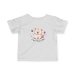 Cat Design Infant Tee, Cute Playful Baby T-Shirt for Cat Lovers, Birthday Family Gatherings, Vibrant Printing, Soft Fabric, Summer Wear - Image 4