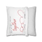 Square Pillowcase - Warmth and Togetherness Design - Home Decor Accent - Image 12