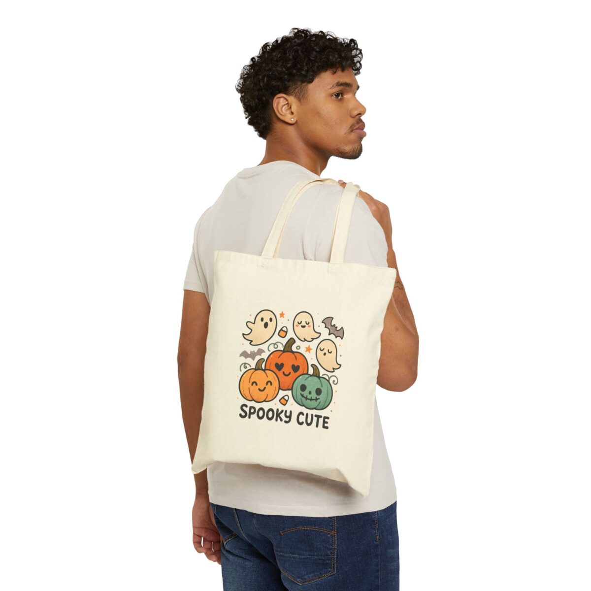 Canvas Tote Bag - Durable Design, Everyday Wear, 15x16 Inches, 100% Cotton, Shopping Bag, Reusable Grocery Bag - Image 3