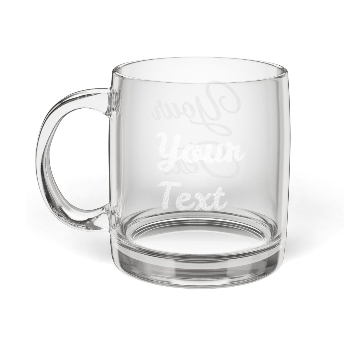 Engraved Glass Coffee Mug, 12 25oz - Modern Aesthetic Tea Cup for Coffee Lovers, Stylish Drinking Experience - Dishwasher & Microwave Safe, - Image 2