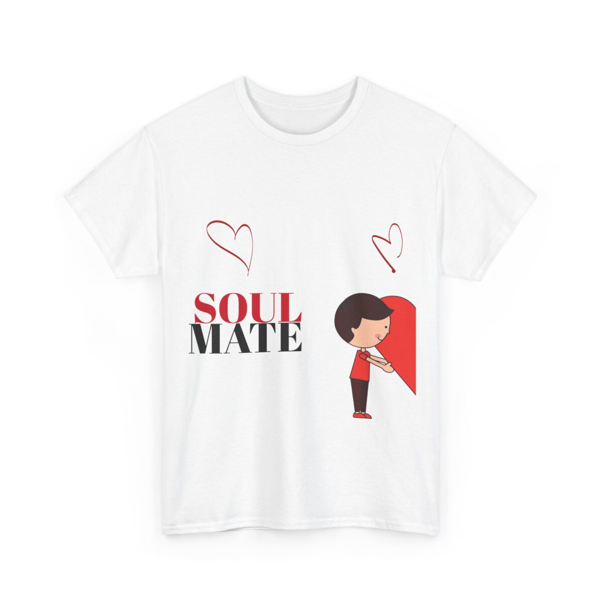 Cozy Unisex Heavy Cotton Tee, Casual Shirt for Adults, Sustainable Cotton Tee, Gift for Birthdays, Valentine's Day, Versatile Tee for - Image 3
