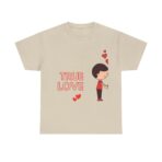 Love Radiance Unisex Cotton Tee, Valentine's Day Gift, Anniversary Shirt, Casual Top, Cozy Apparel - Image 9