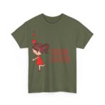 Love Radiance Unisex Heavy Cotton Tee, Playful Affectionate Design, Valentine's Day Anniversary Couples Friends Family Shirt, Casual Wear - Image 23