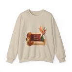 Cozy Home Sweatshirt with Floral Design, Home Sweet Home Sweater, Comfortable Crewneck for Fall, Perfect Gift for Housewarming, Casual [...] - Image 9